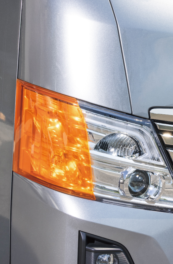 ヘッドライトコーナーレンズカバー オレンジ