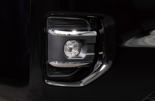 クロームベゼルフォグランプカバー