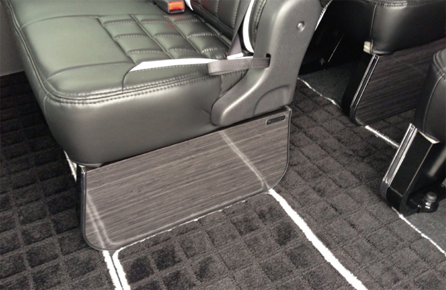 キャラバン インテリアフットパネル ブラックバンブー